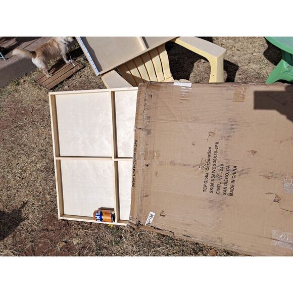 NIB- TWO 30"x 30" Extra Large wooden Shadow Box with 4 separate frames inside - Picture 10 of 10